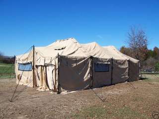 MILITARY TENT MGPTS SURPLUS 18 X 36 HUNTING ARMY  