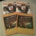 Steelers OFFICIAL YEARBOOK 2 1996 And 2 1998 aurograph
