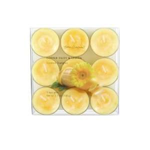  Highly Scented Tealight Candles   9 Pack   Gerber Daisy 