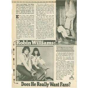  1978 Actor Robin Williams of Mork Mindy 