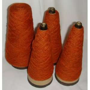  Rust wool light knitting or weaving yarn   1++ large 