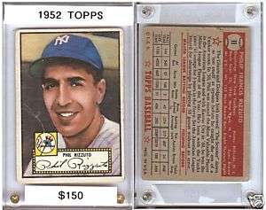 PHIL RIZZUTO 1952 52 TOPPS #11 NY YANKEES MUST SEE  