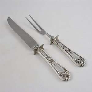  Wellesley by International, Sterling Carving Fork & Knife 