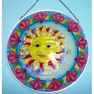  Stained Glass Suncatcher   Sun & Moon 6 