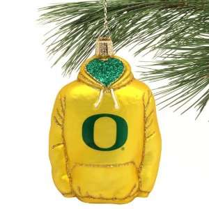  NCAA Oregon Ducks Glass Hoody Ornament