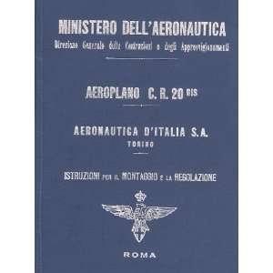  FIAT CR.20 Bis Aircraft Maintenance Manual  1929 Fiat CR 