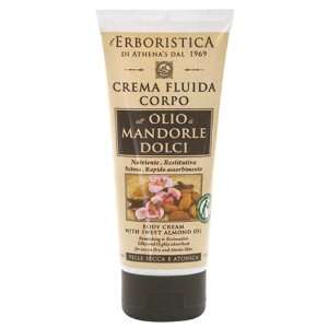  Erboristica Body Cream with Sweet Almond Oil, 6.76 Fluid 