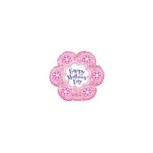  18 HMD Pink Flower Shape   Mylar Balloon Foil Health 