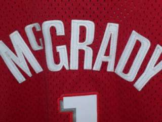 SEWN #1 T.McGRADY HOUSTON ROCKETS NBA JERSEY MENS 2XL  