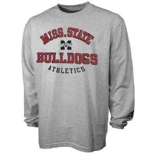  Adidas Mississippi State Bulldogs Ash Rivalry Long Sleeve 