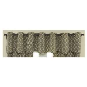  Waverly Home Classics Grommet Valance Chippendale Mocha 50 