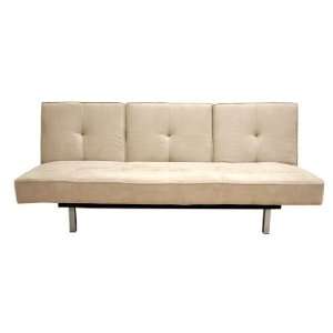  Modern Furniture  Odis Microfiber Convertible Sofa