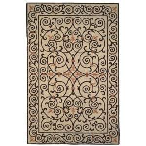   Hand Hooked Contemporary Wool Area Rug 8.90 x 11.90.