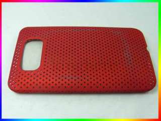 Red Hard Cover Case For HTC LEO HD2 T8585 HD 2 Ⅱ P85  