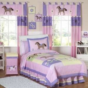  Pretty Pony Horse Childrens Bedding   3 pc Full / Queen 