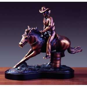  Lady on Horse Statue 