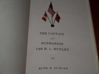 LIMITED SIGNED FIRST EDITION CSS H.L. Hunley Submarine  