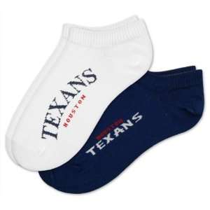 Houston Texans Womens No Show Socks (2 pack) Sports 