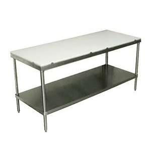  96 W x 24 D   Budget Work Table   18 Gauge Stainless 