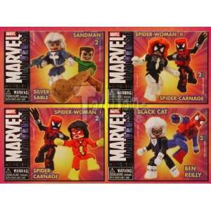  Marvel MiniMates Series 10 All 4 2 Packs Toys & Games