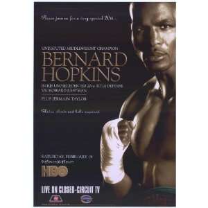  Bernard Hopkins vs Howard Eastman 11 x 17 Poster