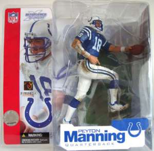 McFarlane NFL 4 PEYTON MANNING variant Blue figure  