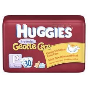  Huggies 30 ct Gentle Care Preemie Diapers Baby