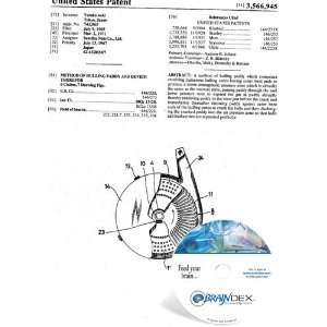  NEW Patent CD for METHOD OF HULLING PADDY AND DEVICE 