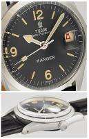 Mens 1960s Rolex Tudor Oyster Date W/W Rare Ranger Dial  