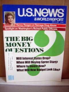 US News & World Report May 31 1982 Nancy Reagan  