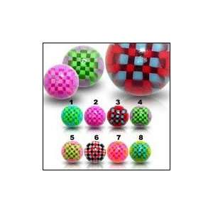  UV Micro Chess Balls Piercing Jewelry Jewelry