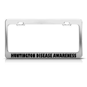  Huntington Disease Awareness license plate frame Tag 