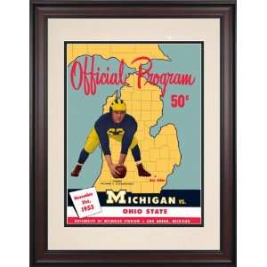 1953 Michigan Wolverines vs. Ohio State Buckeyes 10.5x14 