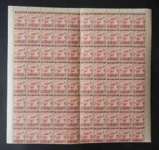 POLAND 1943 EXILE GOVERMENT in GREAT BRITAIN Gr5 SC#3K9 MNH Part SHEET 