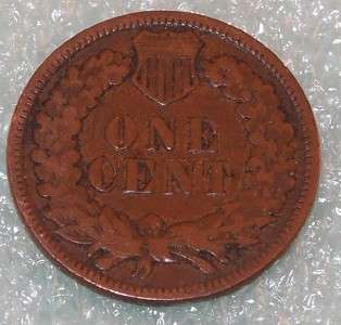 1897 U.S. INDIAN HEAD One 1 CENT PENNY Small cent COIN  