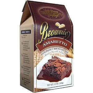 The Famous Pacific Dessert Company Amaretto Brownie Mix, 3 Boxes 