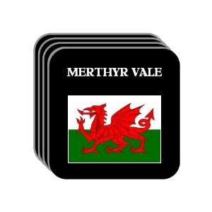  Wales   MERTHYR VALE Set of 4 Mini Mousepad Coasters 