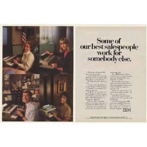  1982 IBM Electronic Typewriters Secretaries 2 Page Print 