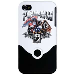  iPhone 4 or 4S Slider Case White POWMIA All Gave Some Some 