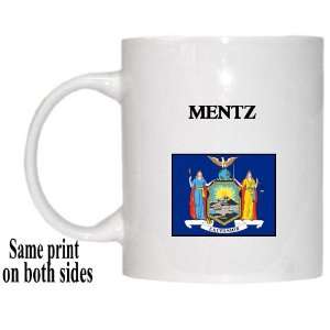  US State Flag   MENTZ, New York (NY) Mug 
