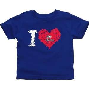  DePaul Blue Demons Toddler iHeart T Shirt   Royal Blue 