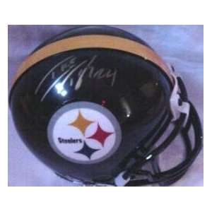 Ike Taylor Autographed/Hand Signed Pittsburgh Steelers Football Mini 