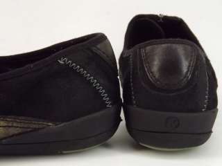 Womens shoes black leather Merrell Arabesque 8 M comfort loafer  