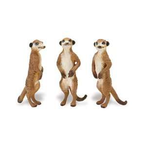  Quality value Meerkats Set Of 3 By Safari Toys & Games