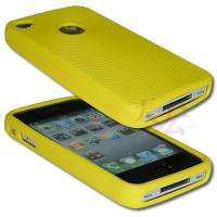 NEW iPHONE 4 4G CASE COVER SILICONE SERIES POUCH Yello  