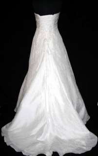   Maggie Sottero Diamond White 10 Informal Wedding Bridal Dress  