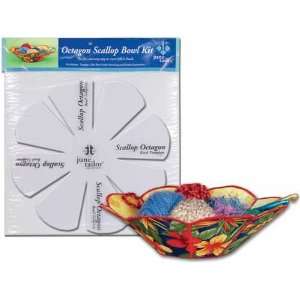  Bowl Template and Interfacing   Octagon Scallop Arts, Crafts & Sewing