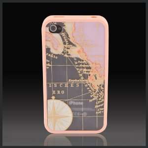  Map & Compass Peach Pink Enigma flexible TPU soft skin 