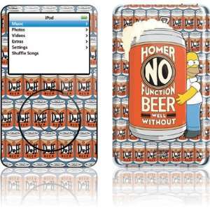  Homer No Function Beer Well Without skin for iPod 5G (30GB 