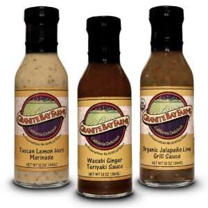 Granite Bay Farms Marinades and Sauces (select any 3 Bottle) Samplter 